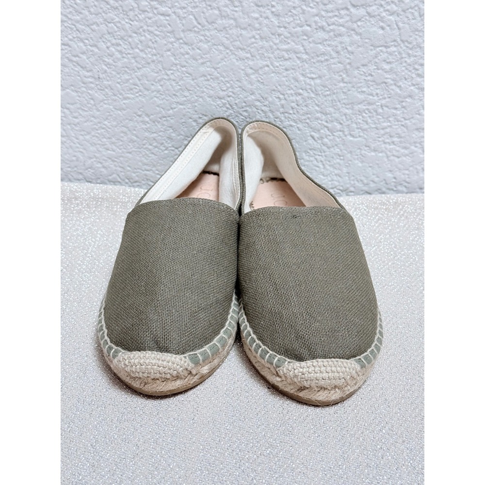 J. Crew Sz 6 Made-in-Spain espadrille flats in linen $79.50